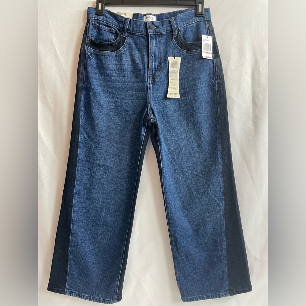 Kensie Jeans  The Carla  High Rise Dark and Light Blue women’s Size 10/30